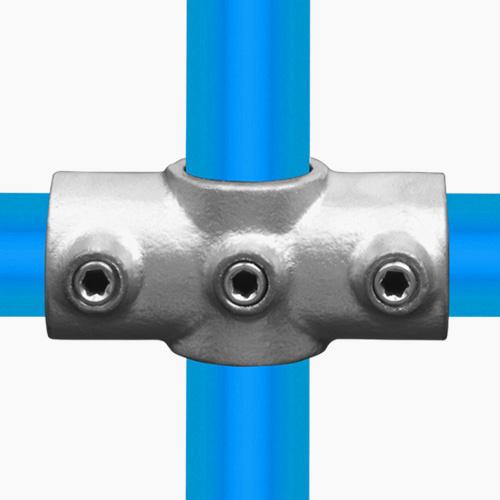 Kreuzstück in 1 Ebene 42,4 mm | Rohrverbinder | das größte Angebot an Rohrverbindern | Rohr-verbinder.de