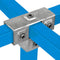 T-Stück für Stützrohr 40 mm quadratisch | Rohrverbinder | das größte Angebot an Rohrverbindern | Rohr-verbinder.de