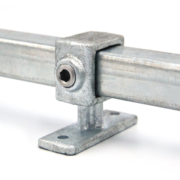 Handlaufhalterung 25 mm quadratisch | Rohrverbinder | das größte Angebot an Rohrverbindern | Rohr-verbinder.de