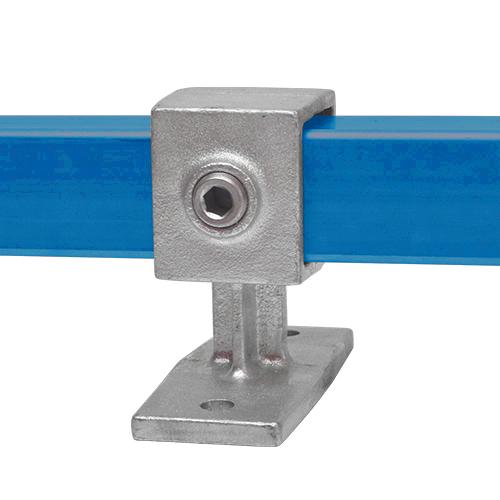 Handlaufhalterung 40 mm quadratisch | Rohrverbinder | das größte Angebot an Rohrverbindern | Rohr-verbinder.de