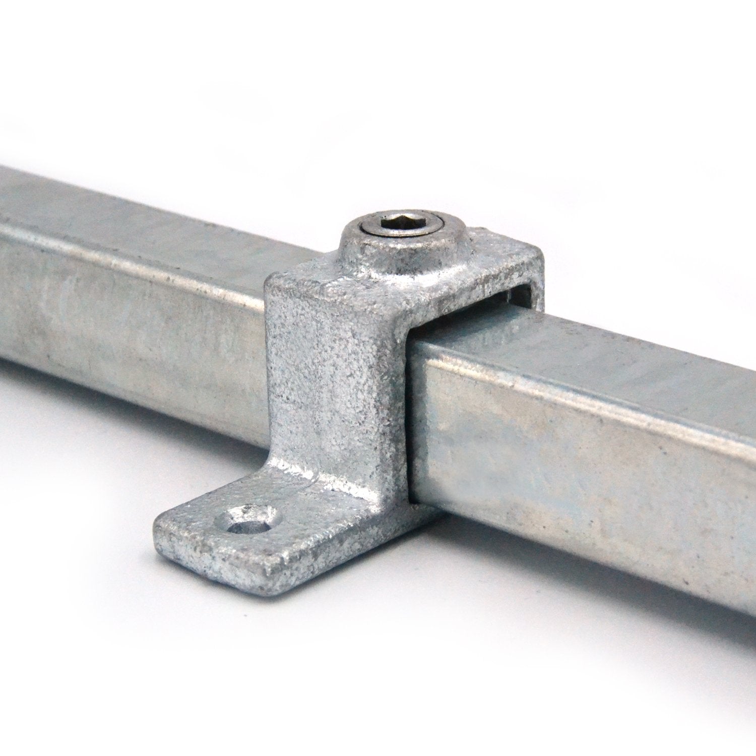 Ösenteil mit Einzellasche 25 mm quadratisch | Rohrverbinder | das größte Angebot an Rohrverbindern | Rohr-verbinder.de