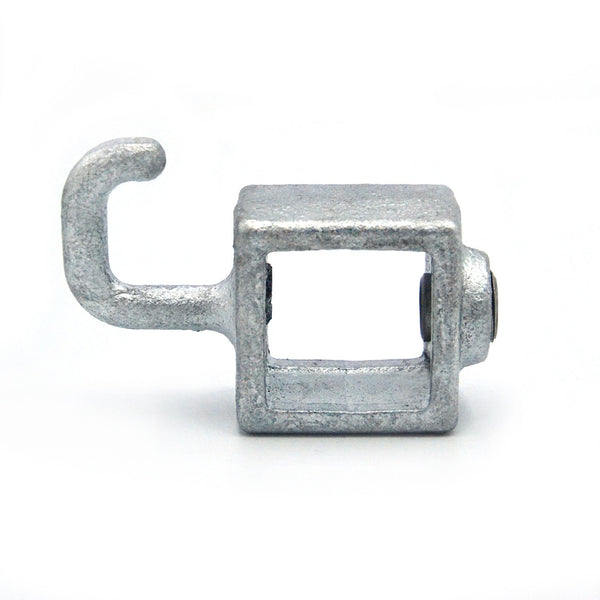 Kleiderhaken 25 mm quadratisch | Rohrverbinder.de | der Spezialist für Rohrverbindern