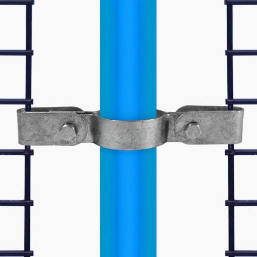 Gitterhalter doppelt 33,7 mm | Rohrverbinder | das größte Angebot an Rohrverbindern | Rohr-verbinder.de