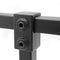 T-Stück kurz schwarz 25 mm quadratisch | Rohrverbinder | das größte Angebot an Rohrverbindern | Rohr-verbinder.de