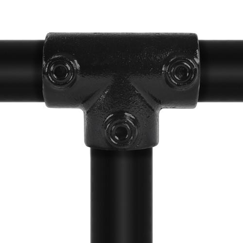 T-Stück lang schwarz 26,9 mm | Rohrverbinder | das größte Angebot an Rohrverbindern | Rohr-verbinder.de