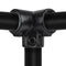 Dreiweg-Eckstück 90º schwarz 33,7 mm | Rohrverbinder | das größte Angebot an Rohrverbindern | Rohr-verbinder.de
