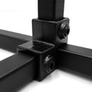 Eckstück 90º schwarz 25 mm quadratisch | Rohrverbinder | das größte Angebot an Rohrverbindern | Rohr-verbinder.de