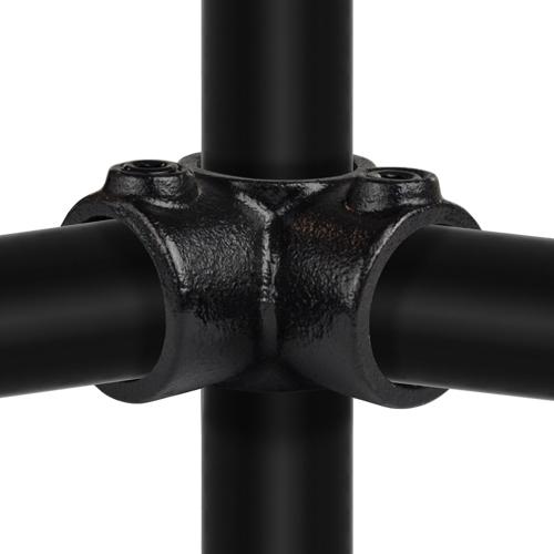 Eckstück 90º schwarz 42,4 mm | Rohrverbinder | das größte Angebot an Rohrverbindern | Rohr-verbinder.de