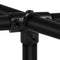 T-Stück für Stützrohr schwarz 42,4 mm | Rohrverbinder | das größte Angebot an Rohrverbindern | Rohr-verbinder.de