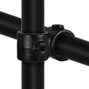 Kreuzstück 90º schwarz 42,4 mm | Rohrverbinder | das größte Angebot an Rohrverbindern | Rohr-verbinder.de
