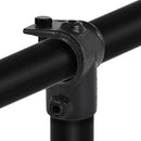 T-Stück offen schwarz 48,3 mm | Rohrverbinder | das größte Angebot an Rohrverbindern | Rohr-verbinder.de