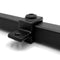 Gelenkauge schwarz 25 mm quadratisch | Rohrverbinder | das größte Angebot an Rohrverbindern | Rohr-verbinder.de