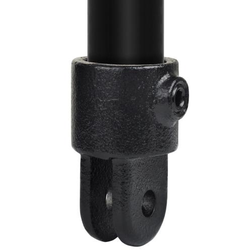 Gelenkhalter schwarz 42,4 mm | Rohrverbinder | das größte Angebot an Rohrverbindern | Rohr-verbinder.de