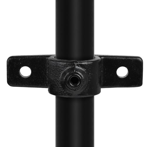 Ösenteil mit Doppellasche schwarz 48,3 mm | Rohrverbinder | das größte Angebot an Rohrverbindern | Rohr-verbinder.de