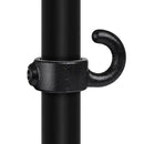 Stellring mit Haken schwarz 26,9 mm | Rohrverbinder | das größte Angebot an Rohrverbindern | Rohr-verbinder.de