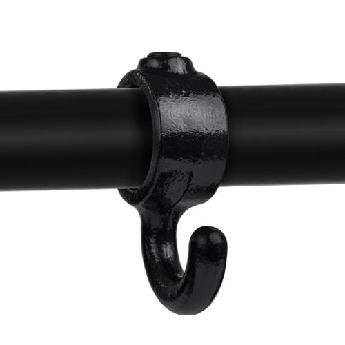 Kleiderhaken schwarz 26,9 mm | Rohrverbinder | das größte Angebot an Rohrverbindern | Rohr-verbinder.de
