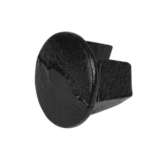 Stopfen Metall schwarz 26,9 mm | Rohrverbinder | das größte Angebot an Rohrverbindern | Rohr-verbinder.de