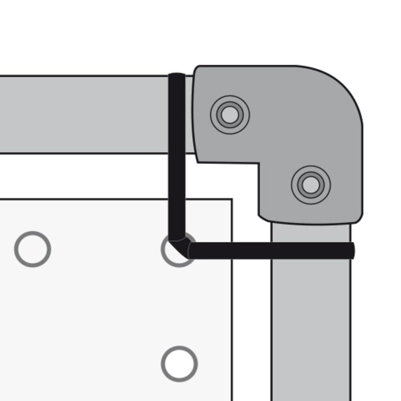 Stormfix Spanner für Ecke (4 Stück) | Beste Qualität von Rohr-verbinder.de