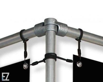 Bannerrahmen V-Form Wandmontage