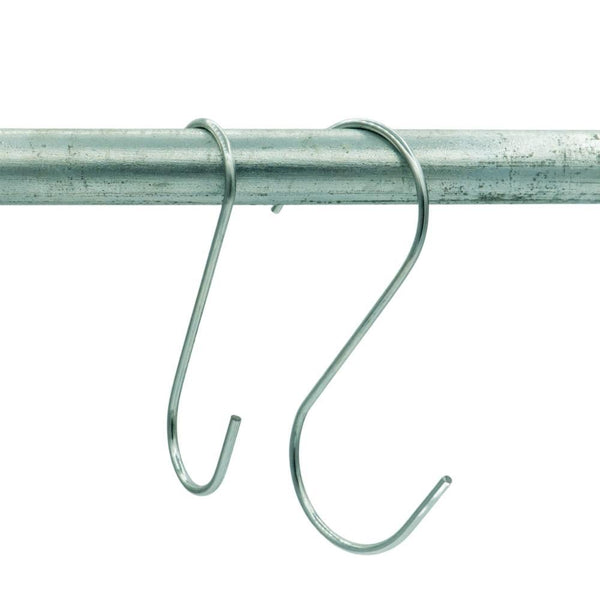 S-Haken in Silber (Set 8 Stück) | Beste Qualität von Rohr-verbinder.de