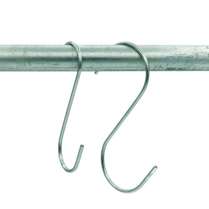 S-Haken in Silber (Set 8 Stück) | Beste Qualität von Rohr-verbinder.de
