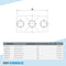 Kreuzstück in 1 Ebene 26,9 mm | technische Zeichnung | Rohrverbinder | Schnelle Lieferung | Rohr-verbinder.de
