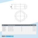 Stellring 26,9 mm | technische Zeichnung | Rohrverbinder | Schnelle Lieferung | Rohr-verbinder.de