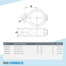 Stellringauge 33,7 mm | technische Zeichnung | Rohrverbinder | Schnelle Lieferung | Rohr-verbinder.de