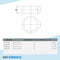 Stellring schwarz 42,4 mm | technische Zeichnung | Rohrverbinder | Schnelle Lieferung | Rohr-verbinder.de