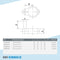 Stellringzapfen schwarz 48,3 mm | technische Zeichnung | Rohrverbinder | Schnelle Lieferung | Rohr-verbinder.de
