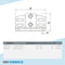 Trittrand-Fußplatte 42,4 mm | technische Zeichnung | Rohrverbinder | Schnelle Lieferung | Rohr-verbinder.de