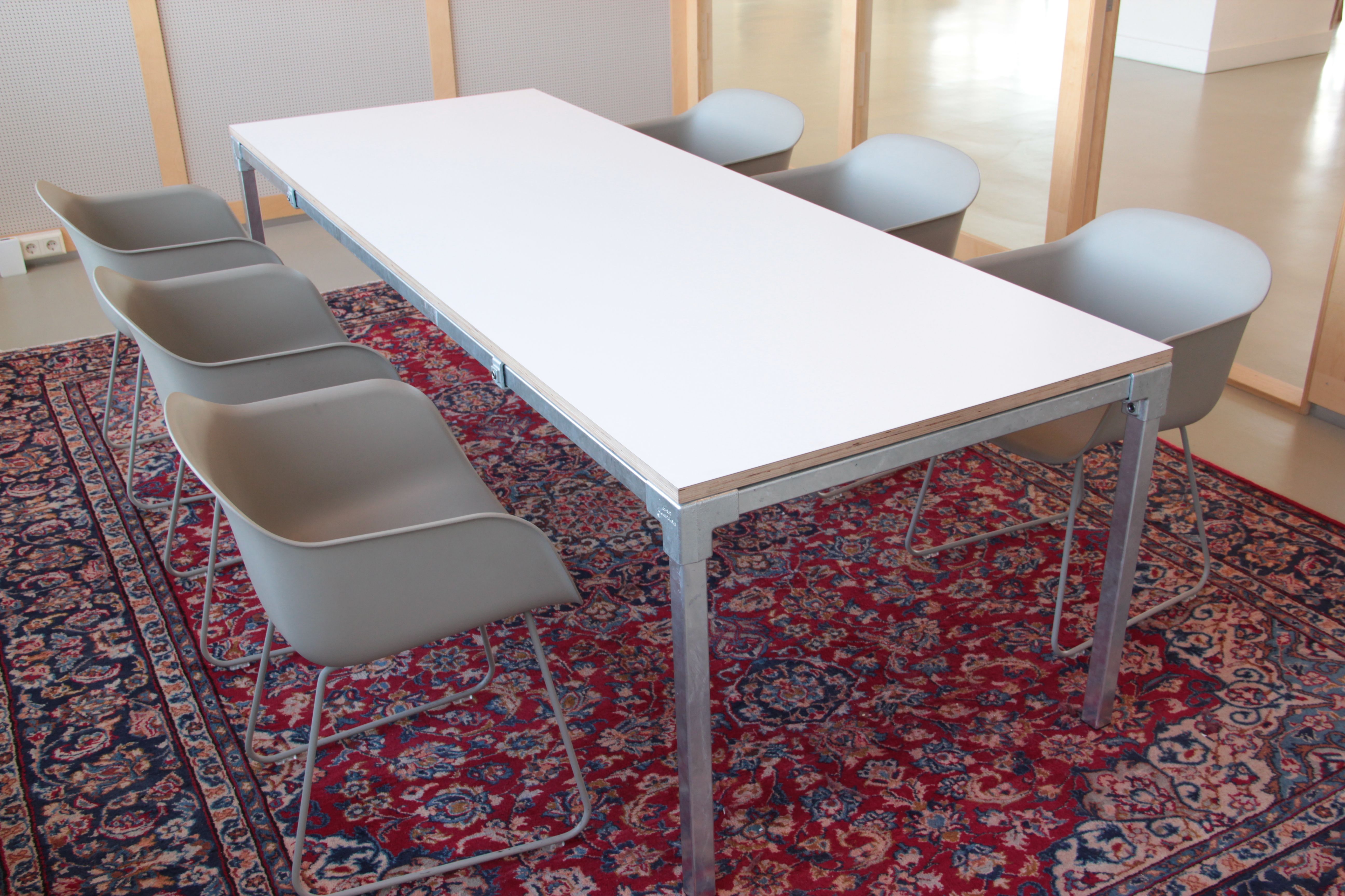 Tisch-Vierkantrohre-industrial